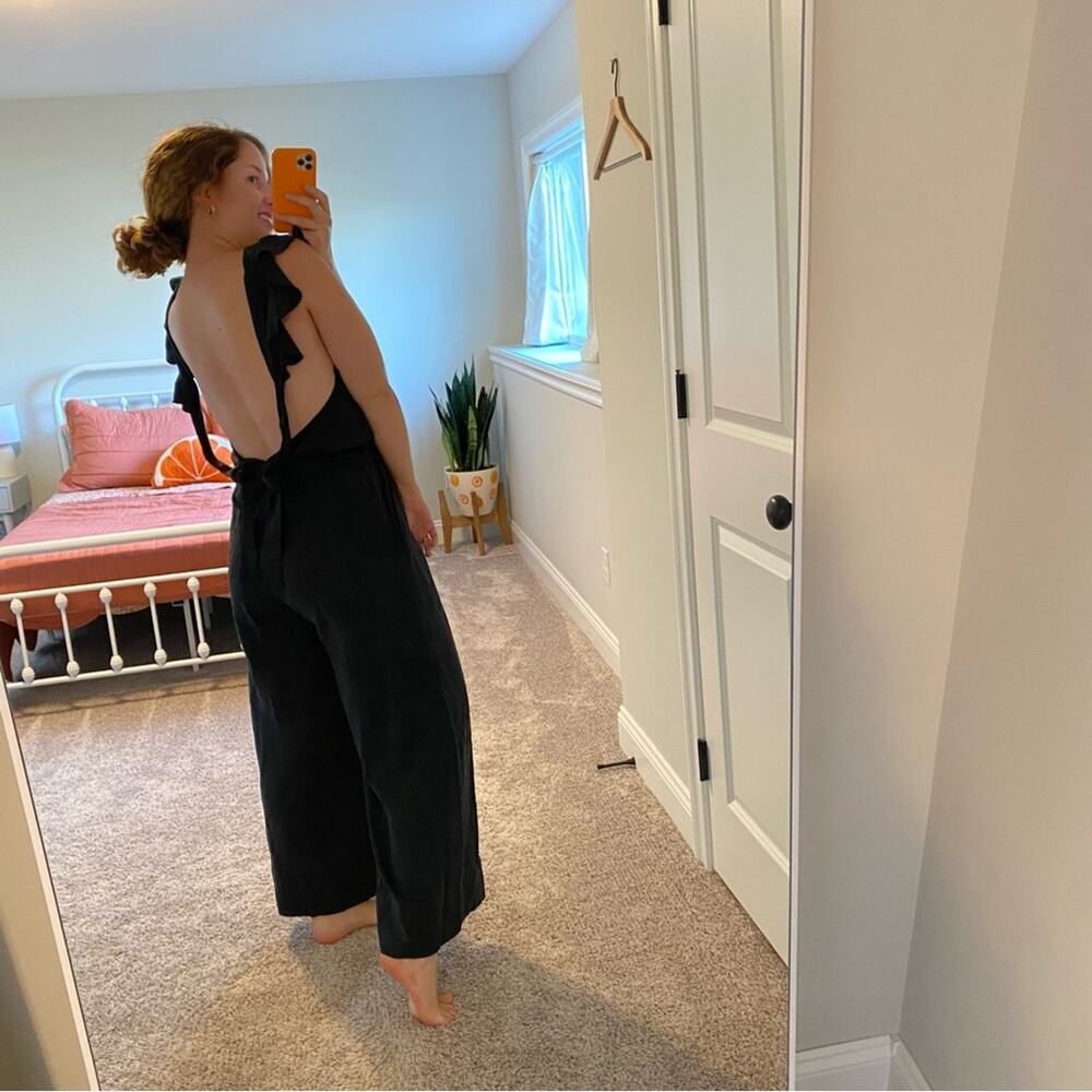 Ulla Johnson Black Sexy Jumpsuit One Piece 4 - Picture 2 of 15